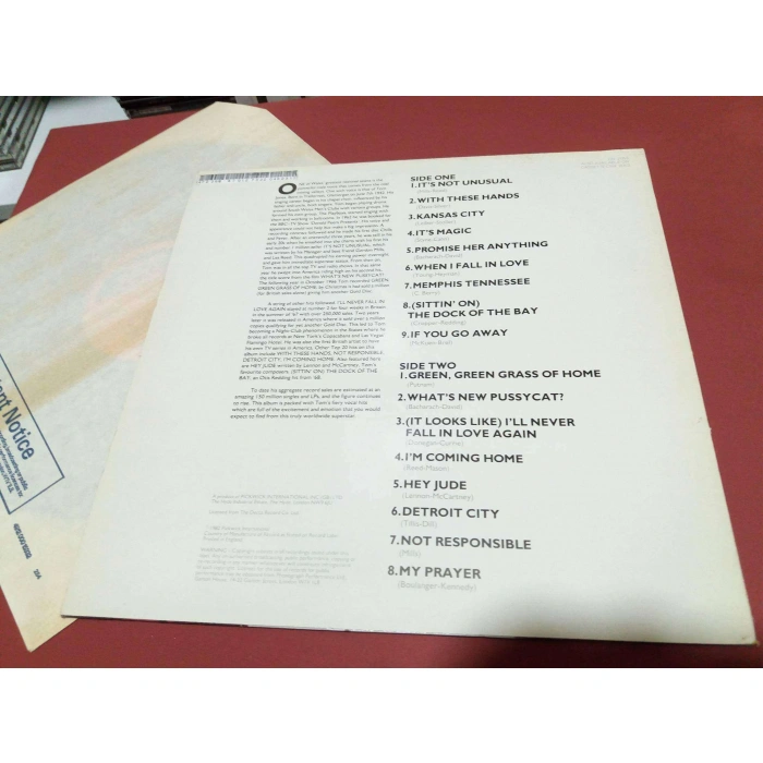 TOM JONES IS NOT UNUSUAL