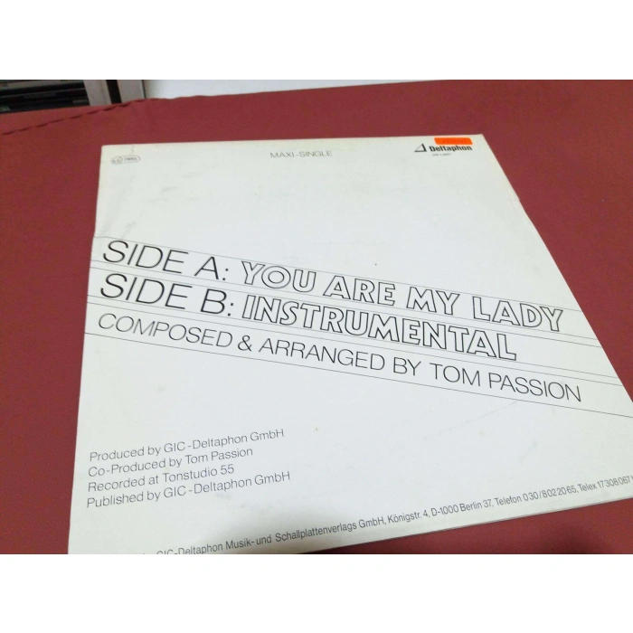 TOM POSSION YOU ARE MY LADY MAXI LP