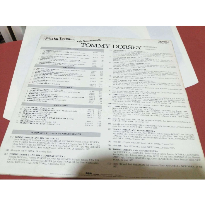 TOMMY DORSEY INDISPENSABLE   2 LP