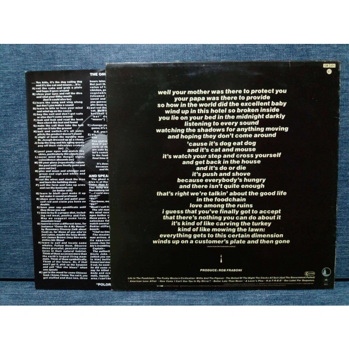 TONIO K LIFE IN THE FOODCHAIN