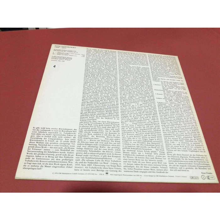 TSCHAIKOWSKY KLAVIER GARY GRAFFMAN SZELL