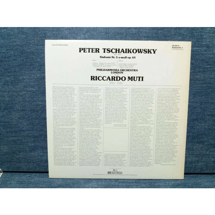 TSCHAIKOWSKY SINFONIE Nr.5 RICCARDO MUTI