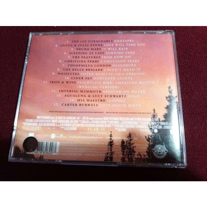 TWILIGHT BREAKING DAWN FILM MUSIC