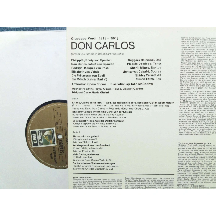 VERDI DON CARLOS
