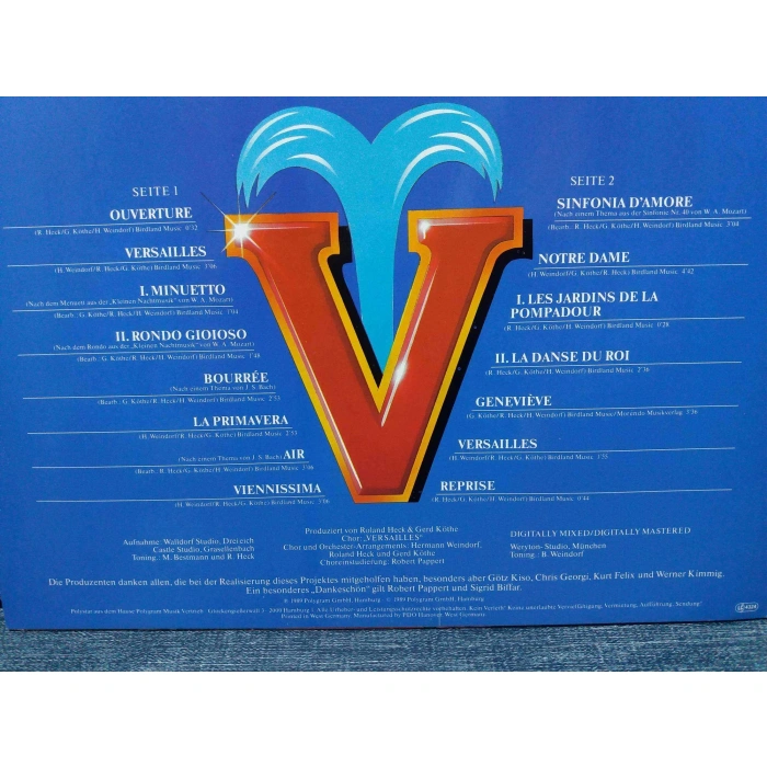 VERSAILLES MUSIC ALBUM