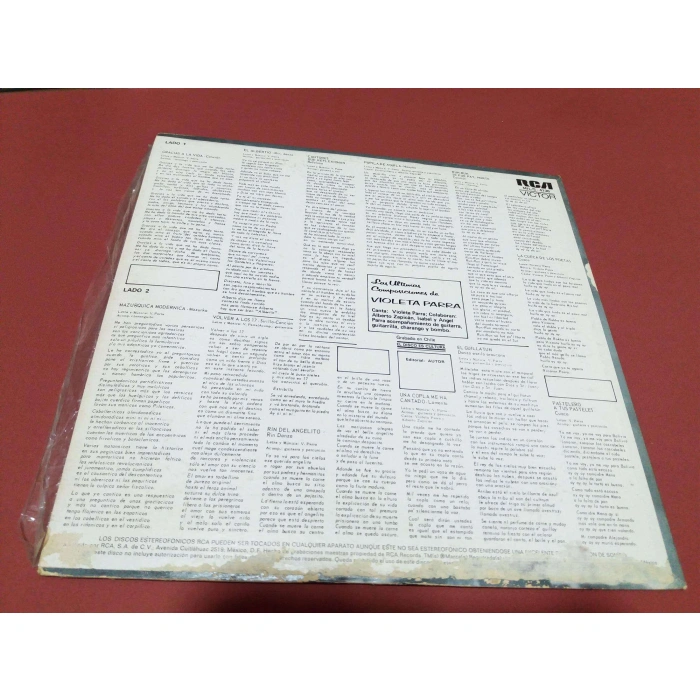 VIOLETA PARRA LAS ULTIMAS