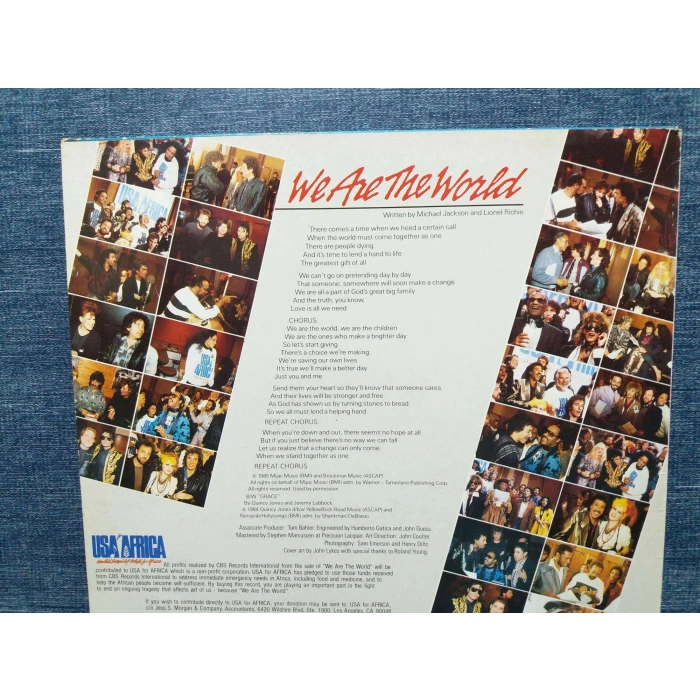 WE ARE THE WORLD MAXI LP