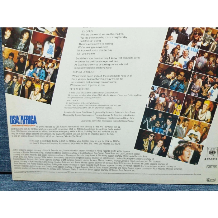 WE ARE THE WORLD MAXI LP