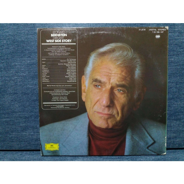 WEST SIDE STORY FILM MUSIC BERNSTEIN    LP