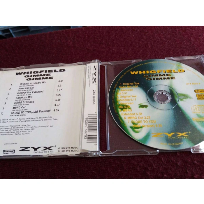 WHIGFIELD GIMME GIMME MAXI