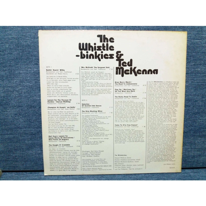 WHISTLE BINKIES TED McKENNA