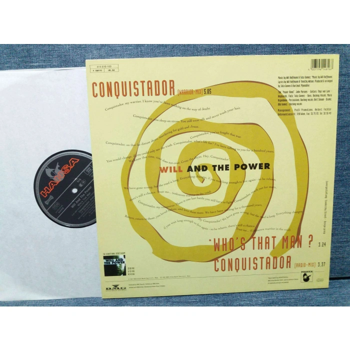 WILL AND THE POWER CONQUISTADOR MAXI LP