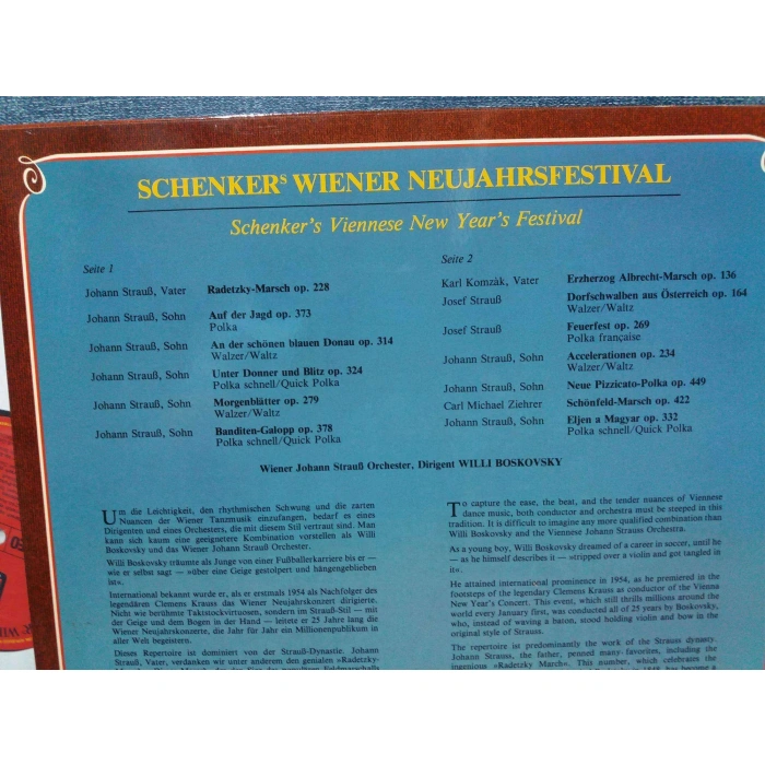 WILLI BOSKOVSKY NEW YEARS FESTIVAL