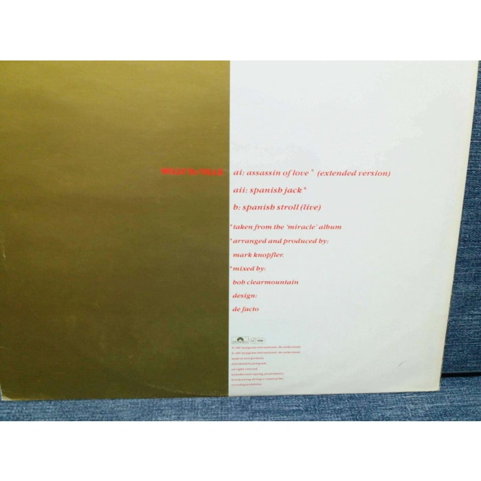 WILLY DE VILLE ASSASSIN OF LOVE MAXI LP