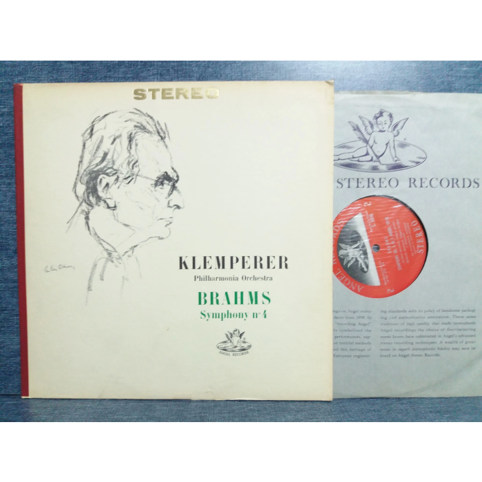 KLEMPERER BRAHMS SYMPHONY 4 MUSIC LP