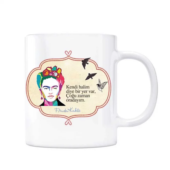 Frida Kahlo Kupa Bardak - Kendi Halim
