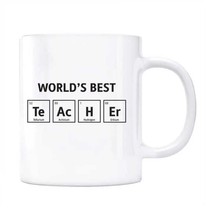 Öğretmenler Gününe Özel Kupa Bardak - Worlds Best Teacher