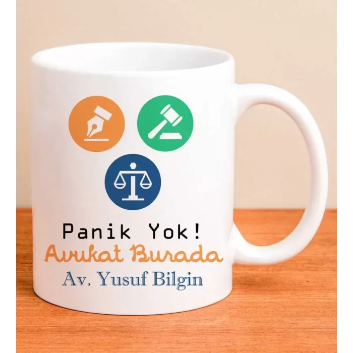 Avukatlara Özel Kupa Bardak - Avukat Burada