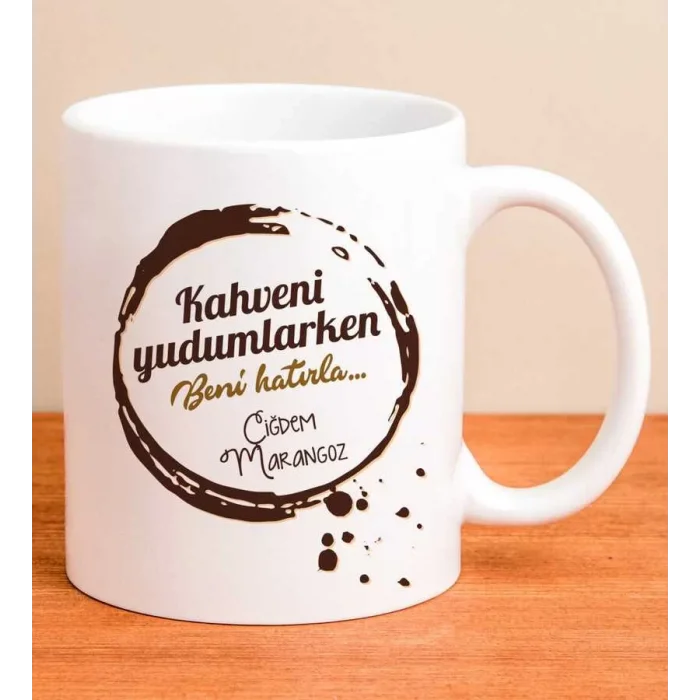 Kişiye Özel Kupa Bardak - Beni Hatırla