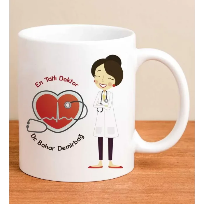 Tıp Bayramına Özel Kupa Bardak - En Tatlı Doktor