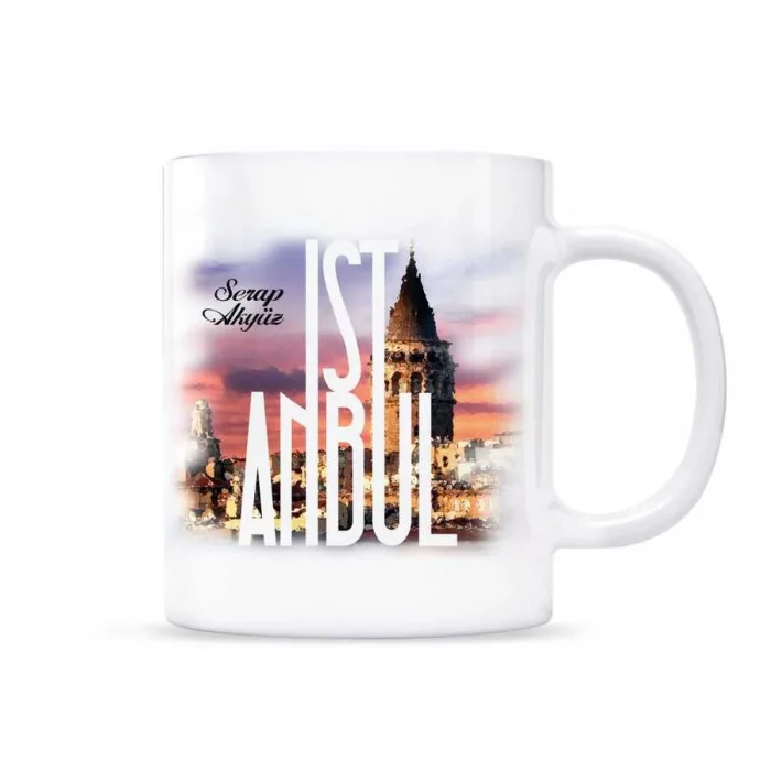 Kupa Bardak - İstanbul Galata Kulesi Temalı