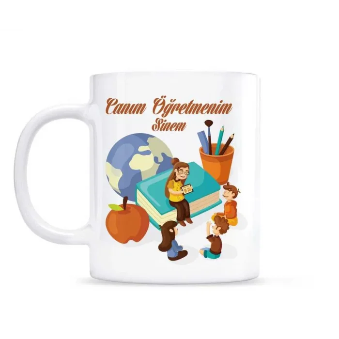 Öğretmenler Gününe Özel İsimli Kupa Bardak - 5