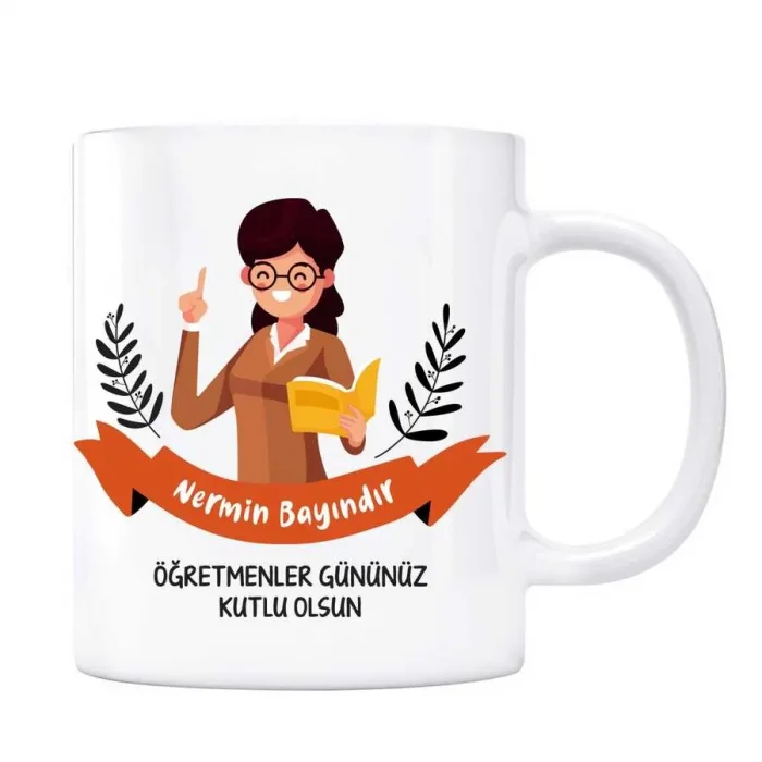 Öğretmenler Gününe Özel İsimli Kupa Bardak - Canım Öğretmenim