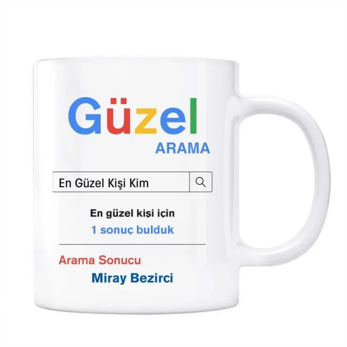 En Güzel Kişi Google Arama Motoru Kupa