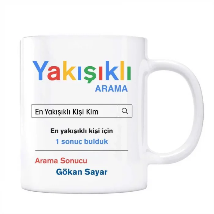 En Yakışıklı Kişi Google Arama Motoru Kupa