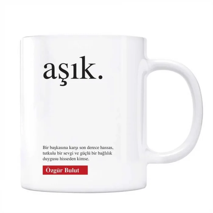 Aşık Kupa Aşık Anlamı Kişiye Özel Kupa