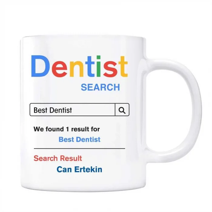 Dentist Google Arama Motoru Diş Doktoru İsimli Kupa