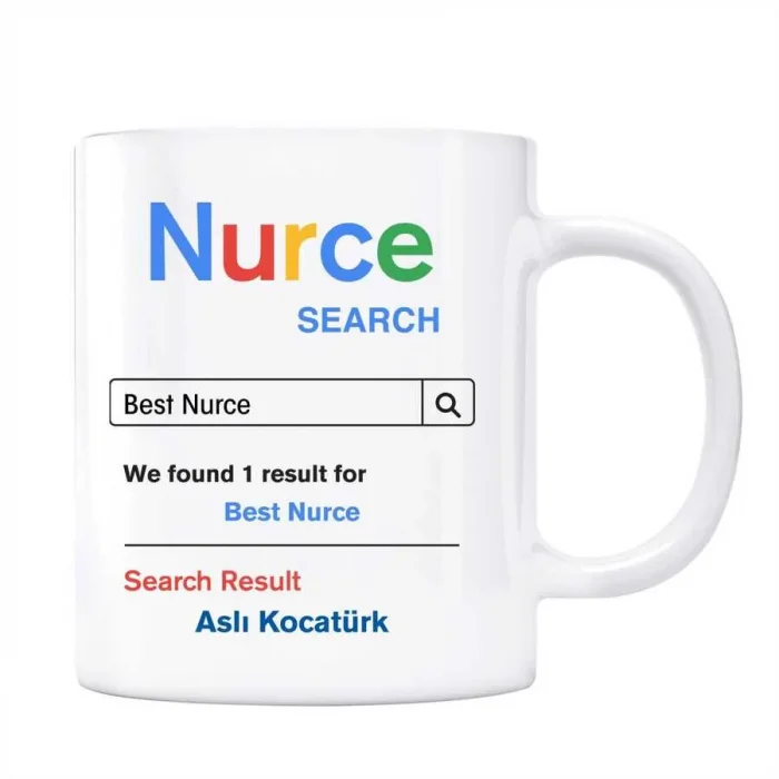 Nurce Google Arama Motoru Hemşire İsimli Kupa