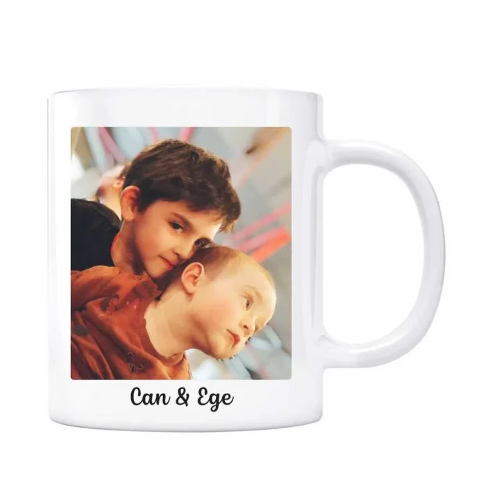 Çocuklara Özel Fotoğraflı İsimli Kupa Bardak