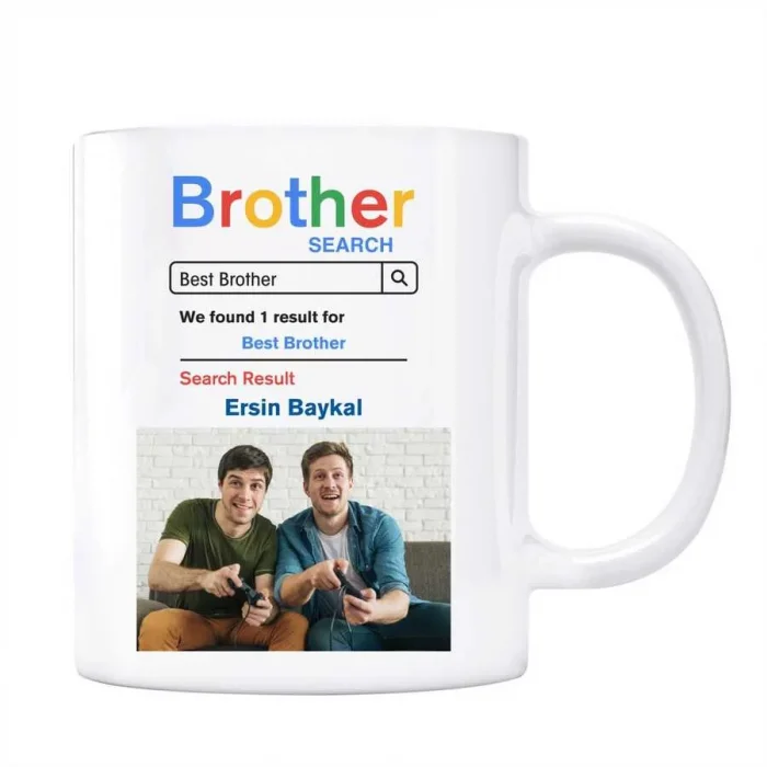 Fotoğraflı Brother Google Arama Motoru Erkek Kardeş Kupa