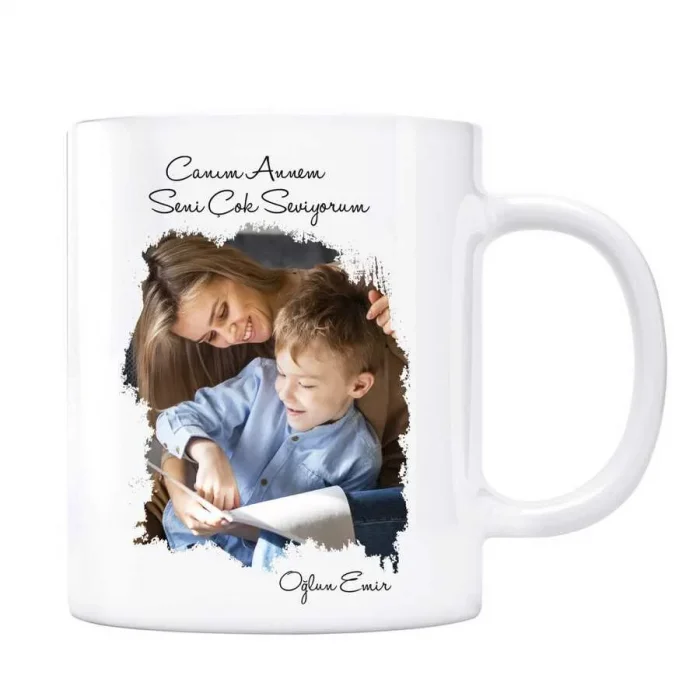 Anneler Günü Hediyesi Canım Annem Fotoğraflı Kupa