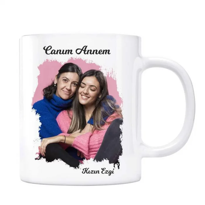 Anneler Günü Hediyesi Canım Annem Fotoğraflı Kupa