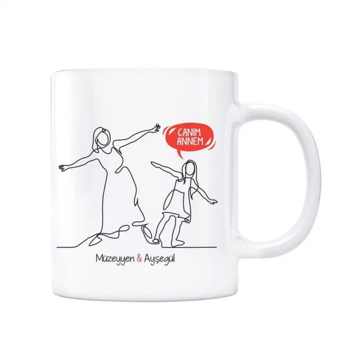 Anneler Gününe Özel Kupa Bardak - Anne Kız