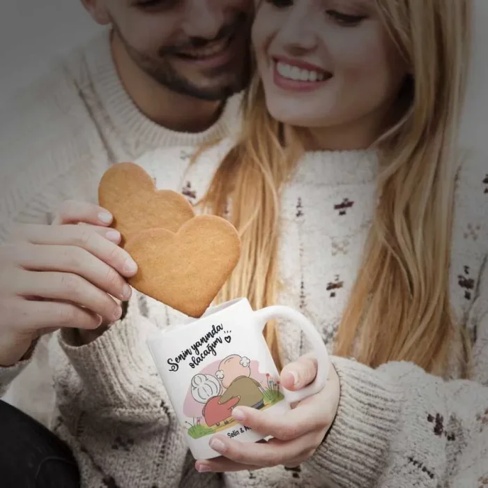 Sevgililere Özel İsimli Kupa Bardak - Gelecekte Sen Ve Ben