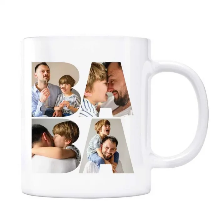 Babalar Gününe Özel 4 Fotoğraflı Kupa Bardak