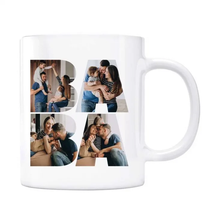 Babalar Gününe Özel 4 Fotoğraflı Baba Kupa Bardak