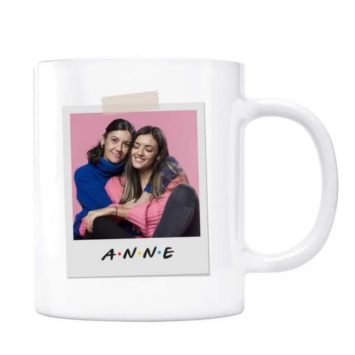 Anne Fotoğraflı İsimli Kupa Bardak