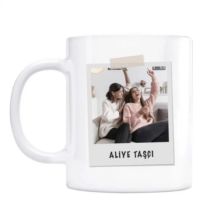 Anne Fotoğraflı İsimli Kupa Bardak