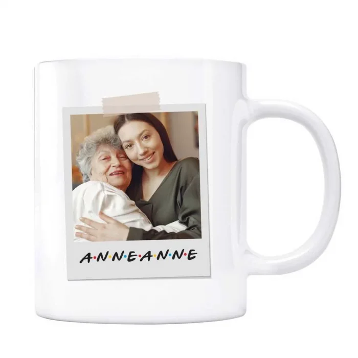 Anneanne Fotoğraflı İsimli Kupa Bardak