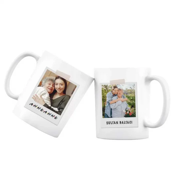 Anneanne Fotoğraflı İsimli Kupa Bardak