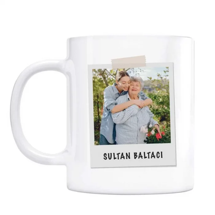 Anneanne Fotoğraflı İsimli Kupa Bardak