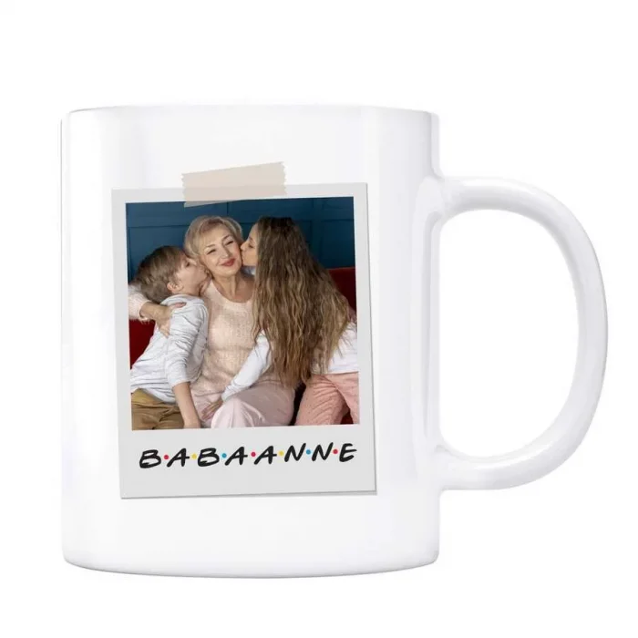 Babaanne Fotoğraflı İsimli Kupa Bardak
