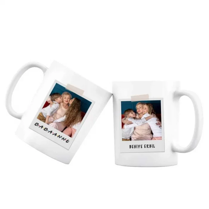 Babaanne Fotoğraflı İsimli Kupa Bardak