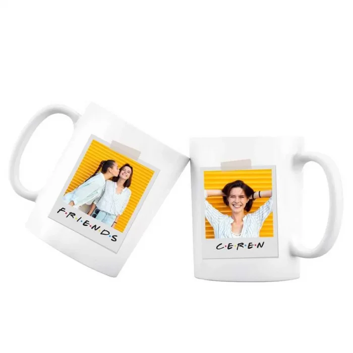 Friends Fotoğraflı İsimli Kupa Bardak