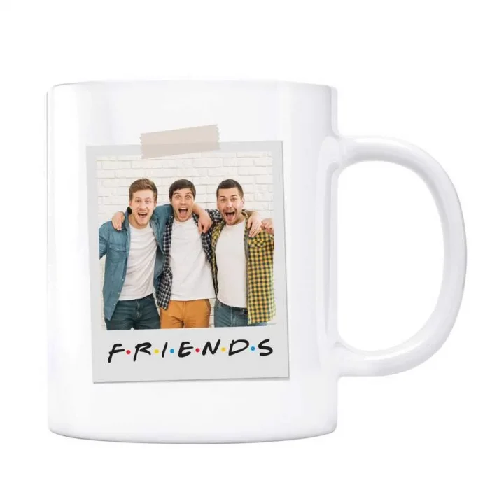 Friends 2 Fotoğraflı İsimli Kupa Bardak