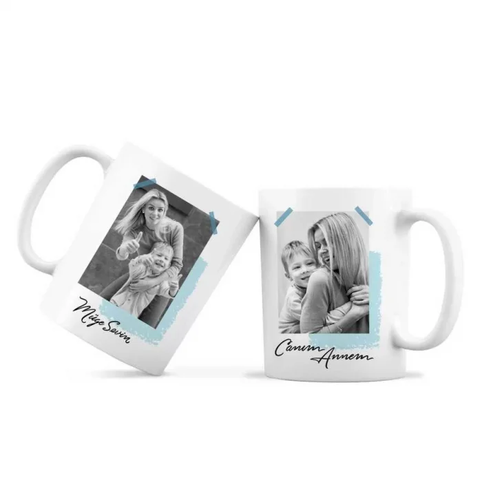 Anneler Günü Hediyesi Fotoğraflı Anne Kupa